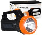 Latarka akumulatorowa LED 1.5W z ładowaniem solarnym i światłem bocznym 2.1W LB0169 LIBOX