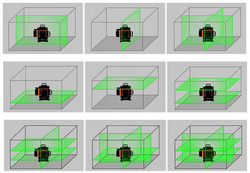 POZIOMICA LASEROWA 360 LASER KRZYŻOWY 4D 16 LINII