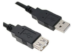 Kabel USB przedłużacz 2 m męsko - żeński