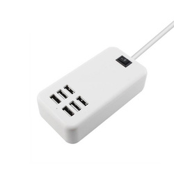 ŁADOWARKA SIECIOWA USB 6 PORTÓW