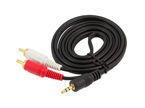 Kabel adapter JACK 3,5mm - 2 x RCA CINCH 1,5M