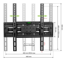 Uchwyt do TV LCD KG-1030 Texas 32-70 cali  50 kg KING MOUNT