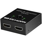 ROZDZIELACZ SWITCH HDMI 2.0 2X1 SPLITTER 1 NA 2 PORTY HDMI 4K