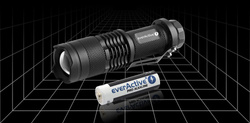 Latarka ręczna diodowa (LED) everActive FL-180 "Bullet" z diodą CREE XP-E2