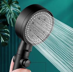 SŁUCHAWKA PRYSZNICOWA CZARNA LOFT