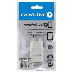 Ładowarka sieciowa everActive SC-200 1xUSB 2,4A