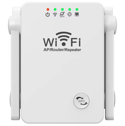 WZMACNIACZ SYGNAŁU Wi-Fi REPEATER DUŻA MOC 300Mb/s - 4 ANTENY