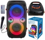 GŁOŚNIK BLUETOOTH FM LED RGB KARAOKE SINGER