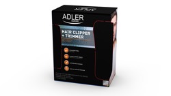 Adler AD 2822 Bezprzewodowa maszynka do strzyżenia włosów brody + trymer