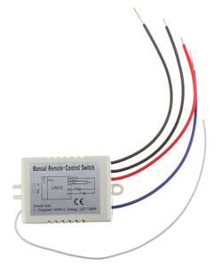 BEZPRZEWODOWY WŁĄCZNIK / WYŁĄCZNIK ŚWIATŁA 230V 1 KANAŁ