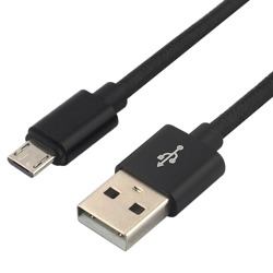 Kabel przewód pleciony USB - micro USB everActive CBB-1MB 100cm 