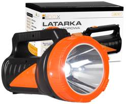 Latarka akumulatorowa LED 1.6W ze światłem bocznym 3W LB0167 LIBOX