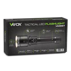 Latarka taktyczna XP-E LED 800 LM ZOOM VA0027 VAYOX