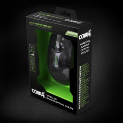 Myszka przewodowa dla graczy 6D optyczna USB COBRA 
