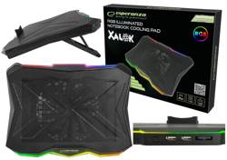 PODSTAWKA CHŁODZĄCA GAMING POD NOTEBOOK LED RGB XALOK