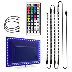 PODŚWIETLENIE TV LED RGB TAŚMA 4x 50CM USB 