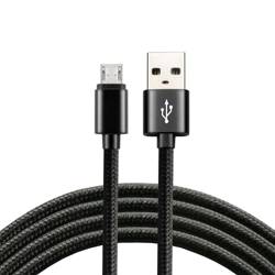 kabel micro USB 0,3m everActive CBB-0.3MB 2.4A (B)